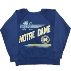 80~90s DODGER ノートルダム大学 レプラコーン USA製 スウェット 