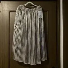 新品未使用品！インディヴィ裏地付きプリーツスカート サイズ38