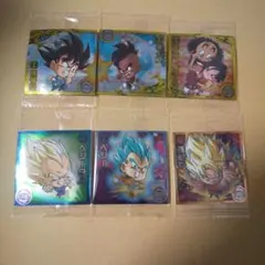 ドラゴンボール 超戦士シールウエハース超 超絶感謝の十周年 シール6枚セット