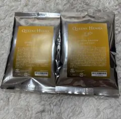 QUEENS HENNA クイーンズヘナ イエロー 100g 2個セット - メルカリ