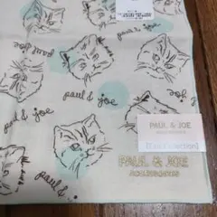 【新品】PAUL＆JOE　ポールアンドジョーオーガニックコットンハンカチ　catのサムネイル