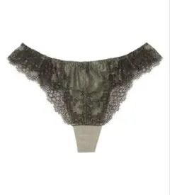 Chut! Intimates レースフリル Tバックショーツ M カーキのサムネイル