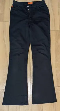 S.Q.J BOBSON ブラック ブーツカット フレアパンツ レディース