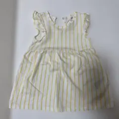 H&M ワンピース　イエロー　ベビー服のサムネイル