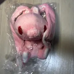 汎用うさぎ　手乗り鎮座ぬいぐるみ　汎用ピンク　グルーミー