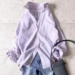 美品♪フランクアンドアイリーン　希少S コットン　シャツ　バリー　スキッパーのサムネイル