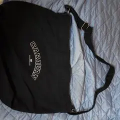 CARAVAN ロゴ キャンバス トートバッグ ブラック