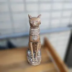 kyoukyouさん専用エジプト バステト神 猫 彫刻 オブジェ kyoukyouさん専用エジプト バステト神 猫 彫刻 オブジェ - メルカリ