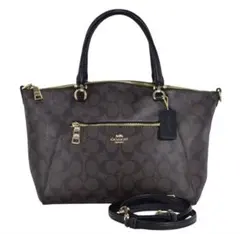 【美品】COACH F79998 シグネチャー2WAYバッグ レザー ショルダー