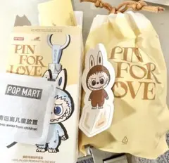 POP MART PIN FOR LOVE イニシャルラブブ Ｌ