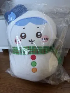 ハチワレ エニマイくじ ぬいぐるみ 雪だるま