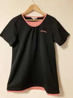 Kaepa 半袖Tシャツ ブラック×ピンク Mサイズ(l120)のサムネイル