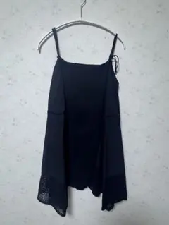 【垢抜けレイヤードアイテム】パッチワークコットンキャミワンピースのサムネイル