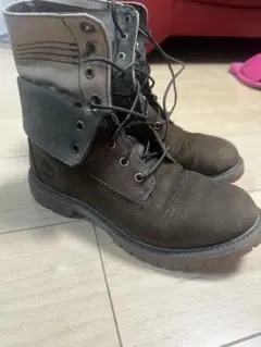 Timberland ブラウン ワークブーツ 24.0 cm