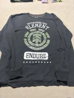 ELEMENT 長袖カットソー 指穴付き ブラック XLのサムネイル
