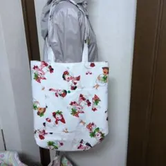 R7-No.26》ロラライハリス レア 希少 縦型トートバッグ レディ 白