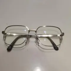 Charmant シルバー メタルフレーム 四角メガネ