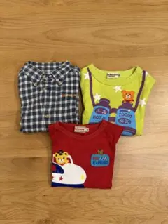 子供服3点セット（90〜100）ミキハウス、HOT BISCUTS