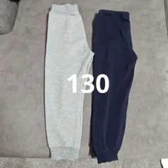 グレー・ネイビー 長ズボン ジッパーポケット付き