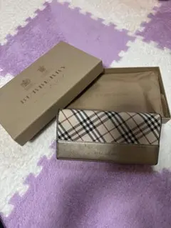 Burberry 長財布 ベージュ チェック柄