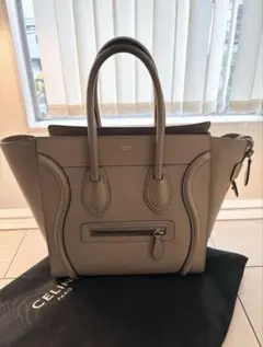新ロゴ　CELINE セリーヌ ラゲージ マイクロ デューン
