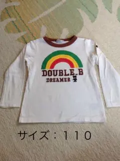 DOUBLE_B 長袖Ｔシャツ ロンT ミキハウス　キッズ