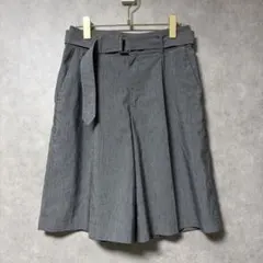 green label relaxing デニムライクハーフパンツ　グレー 38