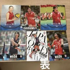 バレーボール女子日本代表 2024トレーディングカード 和田、石川選手8枚セット