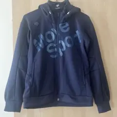 DESCENTE Move Sport フード付きジャージ ネイビー