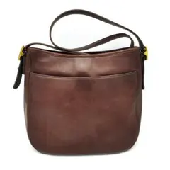 COACH オールドコーチ ショルダーバッグ ブラウン USA製 6003