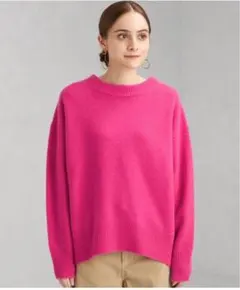 ✨極美品✨green label relaxingセレニティニットピンク