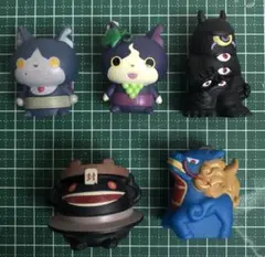 妖怪ウォッチ ソフビ 指人形 5体セット