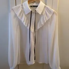 フリルブラウス シャツ