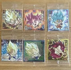 ドラゴンボール　超戦士シールウエハース超　超絶感謝の十周年　6枚セット