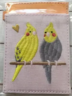 新品未使用品オカメインコ　パスケース