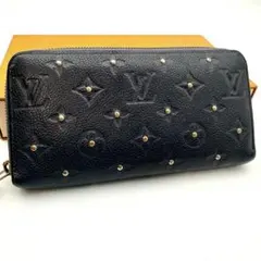 極美品　希少　ルイヴィトン　アンプラント　スタッズ　長財布　ブラック