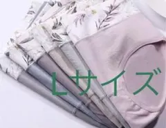 Lサイズ４枚セット花柄レディースショーツ綿下着高通気性と伸縮性ショーツ