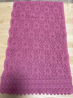 ピンク レース模様 着物ショール