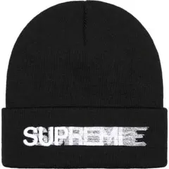 Supreme MOTION LOGO BEANIE ブラック se1059r - メルカリ
