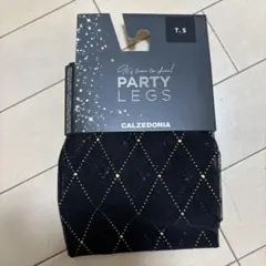 CALZEDONIA PARTY LEGS タイツ ブラック ゴールドのサムネイル