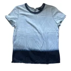 ARMANI JEANS グラデーション　デニムTシャツ　K012
