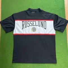 新品 RUSSELUNO ラッセルノ モックネック半袖シャツ（白 サイズ2