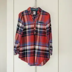 河谷シャツ チェック クレイジーパターン 切替多数 長袖 シャツ XL 古着 河谷シャツ チェック クレイジーパターン 切替多数 長袖 シャツ XL 古着