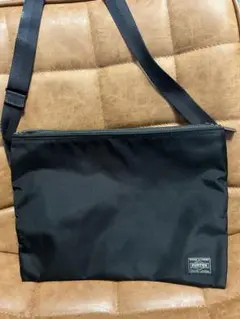 PORTER ブラック サコッシュ