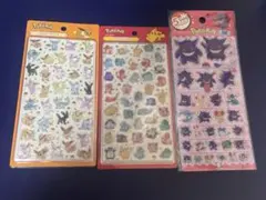【正規品】 韓国 ポケモン クリスタルステッカー 5size stickerのサムネイル