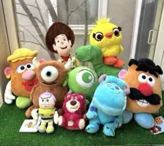 ディズニー　トイストーリー　モンスタズインク　ぬいぐるみ　まとめ売り