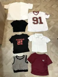 服 レディース トップス ストリート 古着 7点セット Y2K ファッションのサムネイル