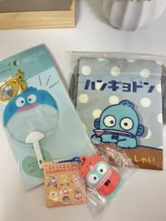 ハンギョドン 缶バッジケース ミニ巾着 PVCマスコット 3点まとめ売り