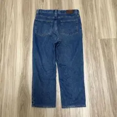 L.L.Bean デニムパンツ　裏地チェック柄 メキシコ製　32×30