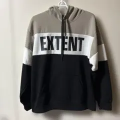 EXTENT パーカー ブラック 170